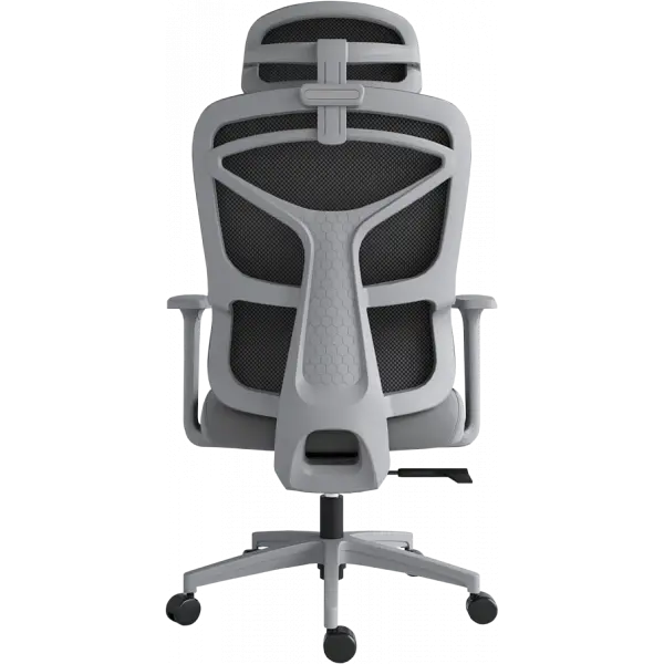 Офісне ергономічне крісло GT Racer B-333 Gray - фото 3