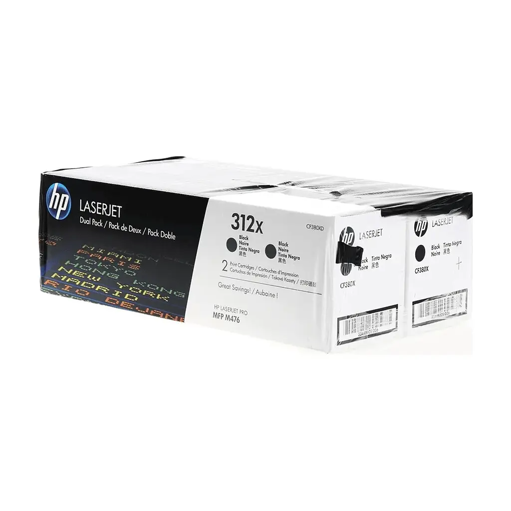 Картридж HP CLJ 312ХD Black Double pack (CF380XD)