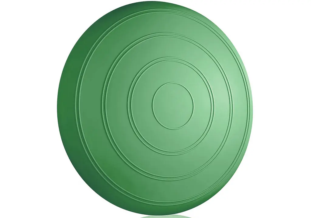 Балансировочная массажная подушка гладкая EasyFit Balance Cushion Темно-зеленый (EF-3164-DGr) - фото 1