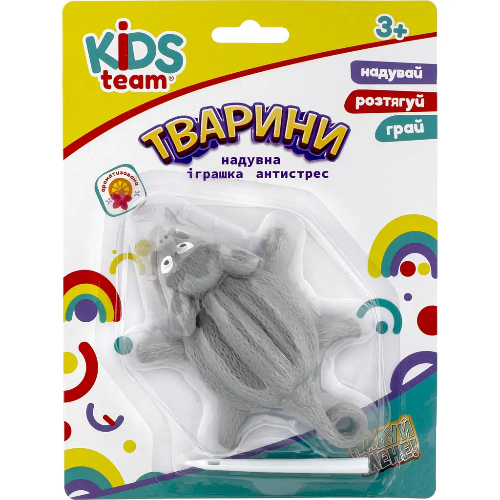 Іграшка-антистрес Kids Team Antistress Тварини Слон (CKS-10234C) - фото 3