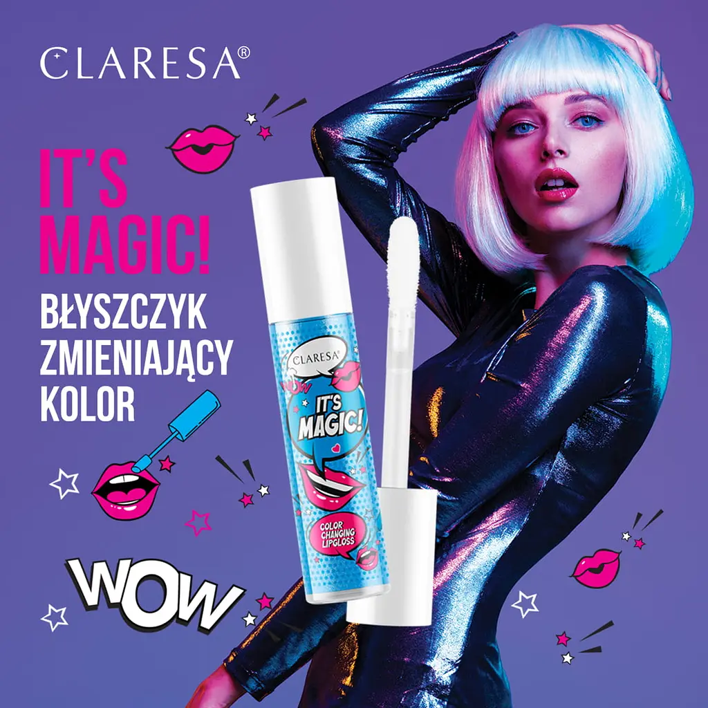 Блиск для губ Claresa It's Magic! Змінює колір 4.4 г - фото 4