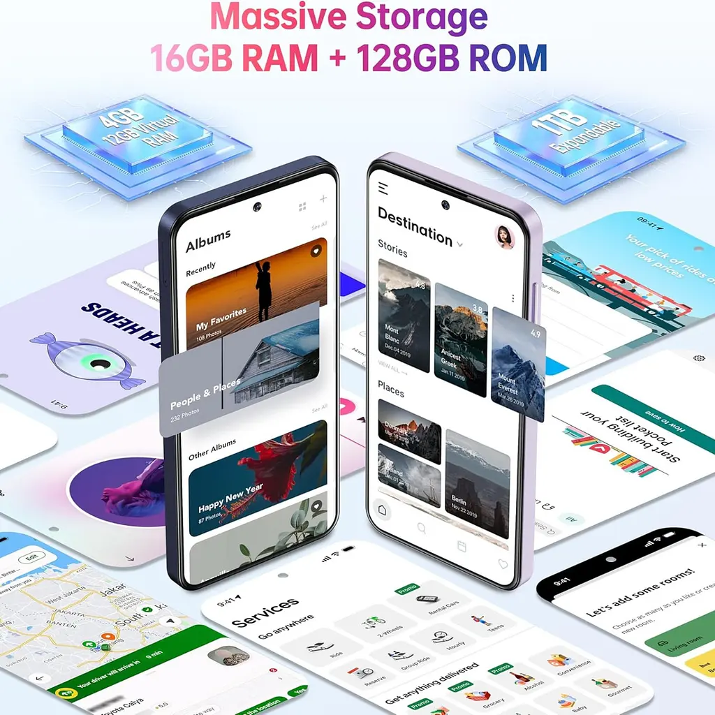 Смартфон Oukitel C69 7.2 HD+ /8GB/512GB/ T606 /6000mAh/ 64+8Мп/ NFC Фіолетовий - фото 8