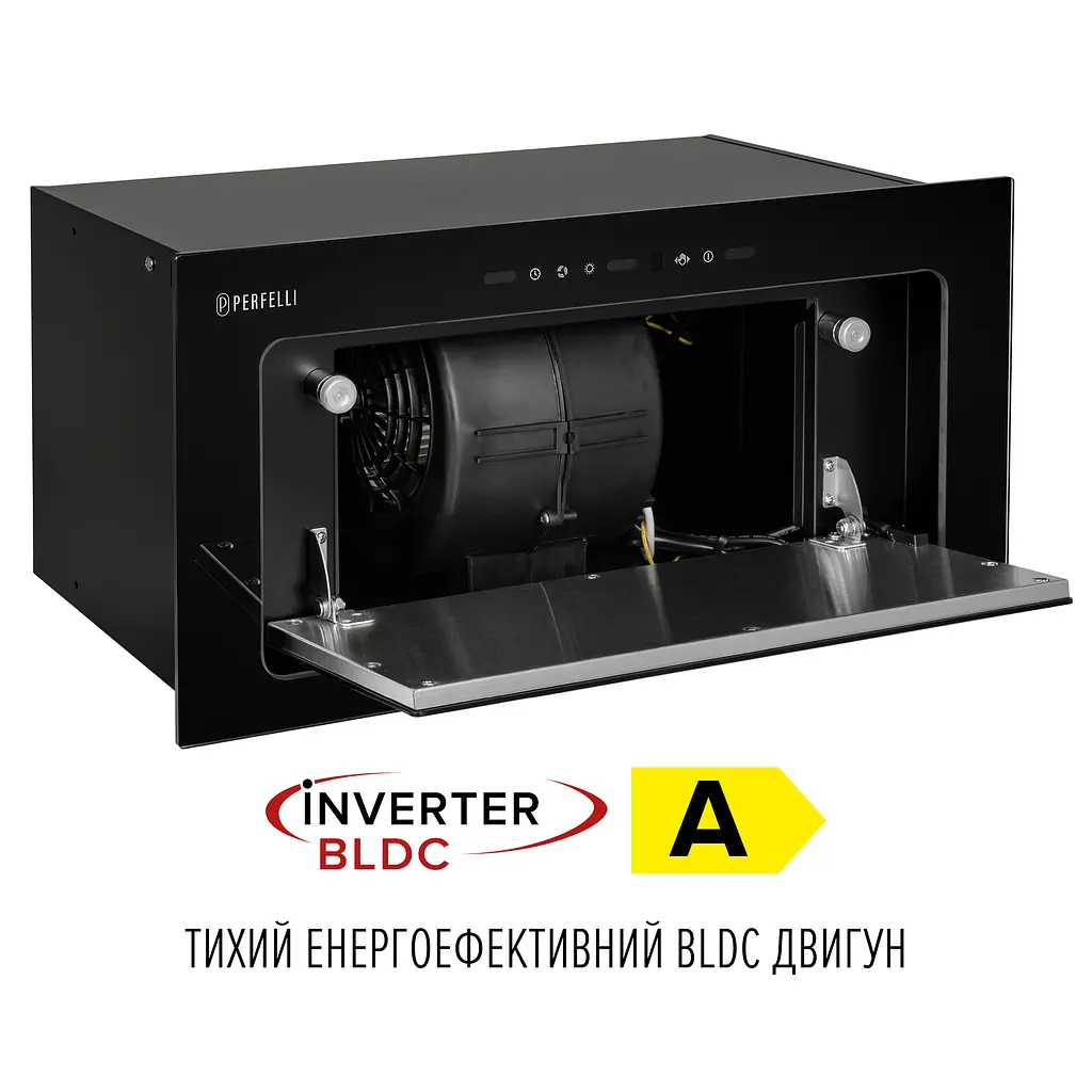 Витяжка повновбудована PERFELLI DESIGN VISION 6 NERO SILENZIO - фото 11