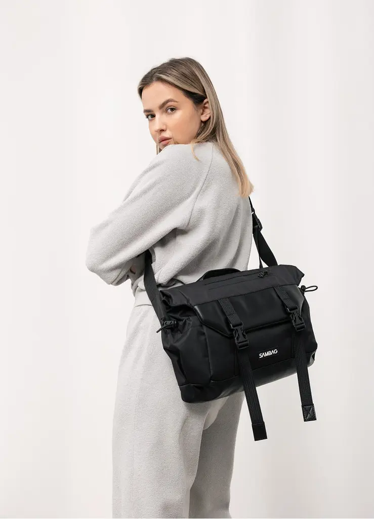 Сумка жіноча Sambag DART Чорна 33 х 24 х 10 см (51311301) - фото 12