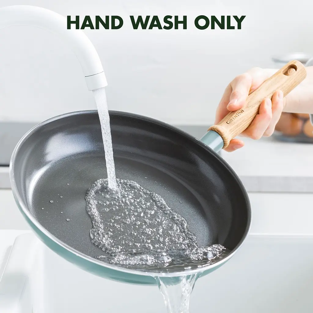 Набір сковорідок GreenPan Mayflower 20 см,  24 см 2 шт. + лопатка з прорізами (CC001570-001) - фото 6