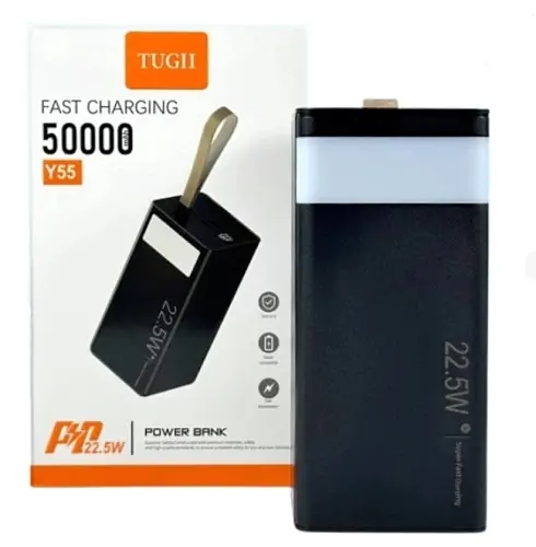 Універсальна мобільна батарея 50000 mAh, TUGII Y55, Black, 22.5 Вт WUW teh0027604 - фото 2