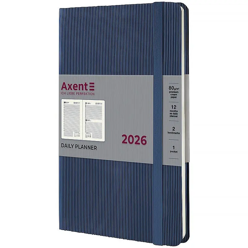 Щоденник Axent Partner Lines 2026 блакитний 145 x 210 мм (8815-26-48-A) - фото 2