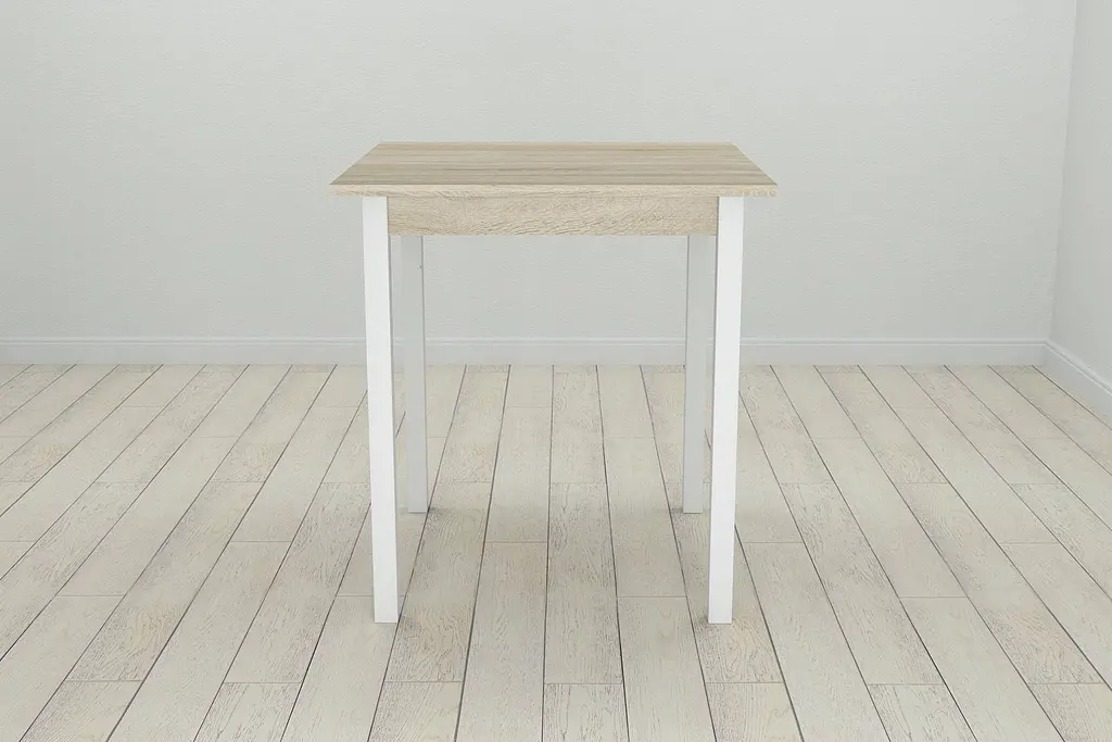 Стіл кухонний Ferrum-decor Дієго 75x70x70 Білий ДСП Сонома 16мм (FRD-106294) - фото 2