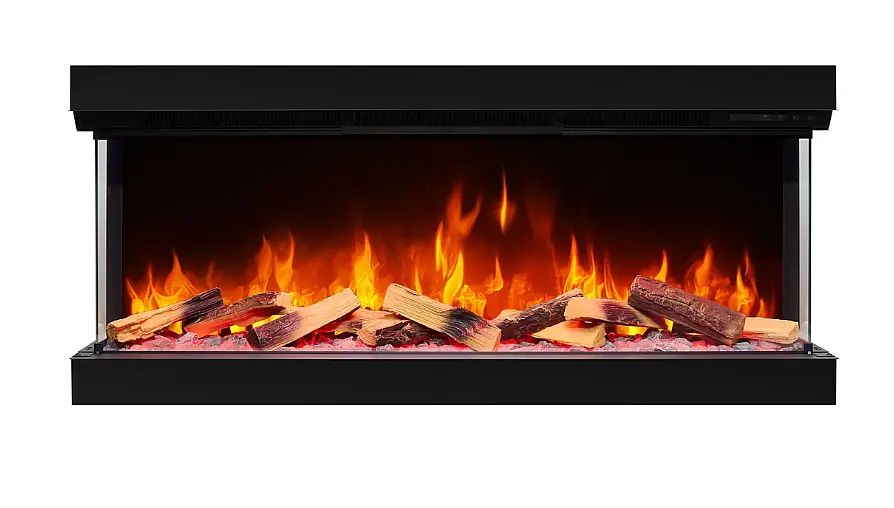 Тристоронній електрокамін ArtiFlame AF50TS — 125 см, 3D-ефект полум’я, LED-підсвічування, обігрів та Wi-Fi