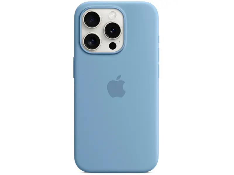 Чохол для смартфона Apple iPhone 15 Pro Silicone Case with MagSafe - Winter Blue (MT1L3) - фото 3