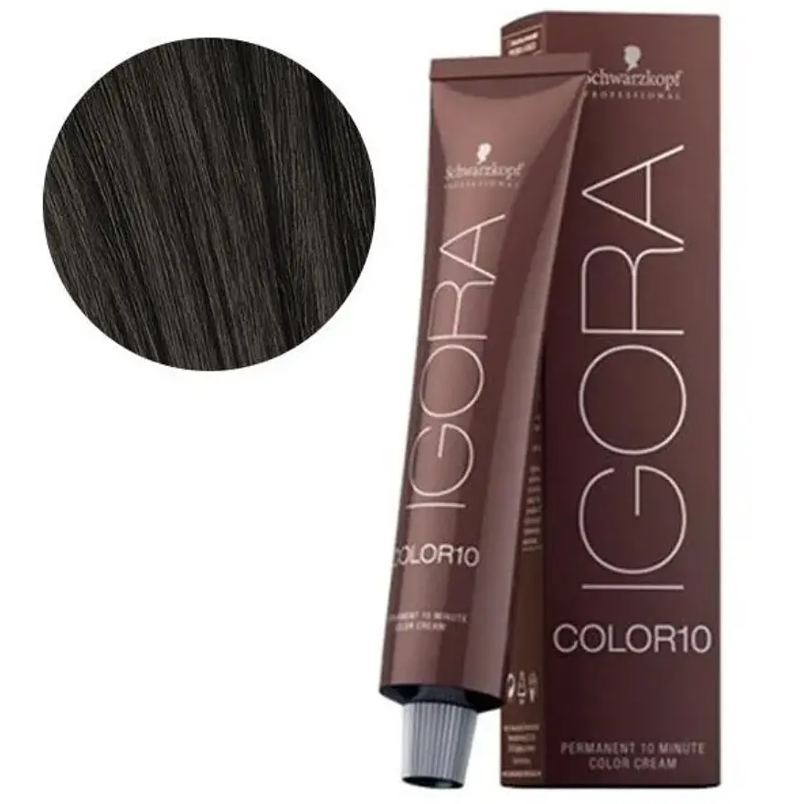 Краска для волос Schwarzkopf Igora Color10 New, тон 3-0 (темно-коричневый), 60 мл (2682499) - фото 2