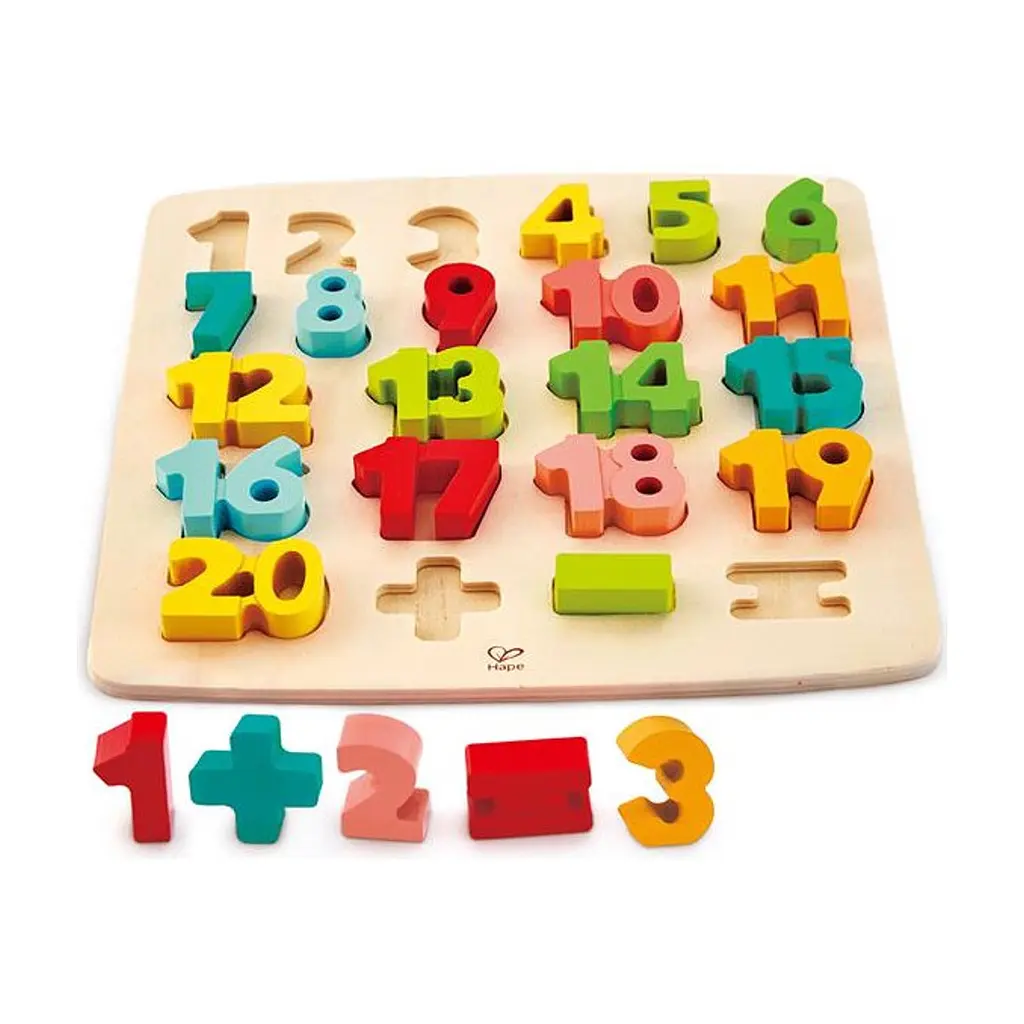Пазл Hape дерев'яний Цифри (E1550)