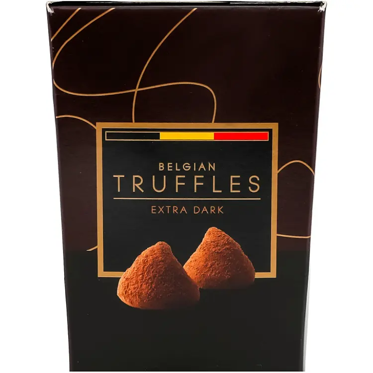 Цукерки трюфелі Belgian Truffles Chocolates Extra Dark з какао-порошком 150 г - фото 4