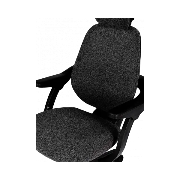 Офісне ергономічне крісло GT Racer B-6333 Fabric Dark Gray/Black - фото 7