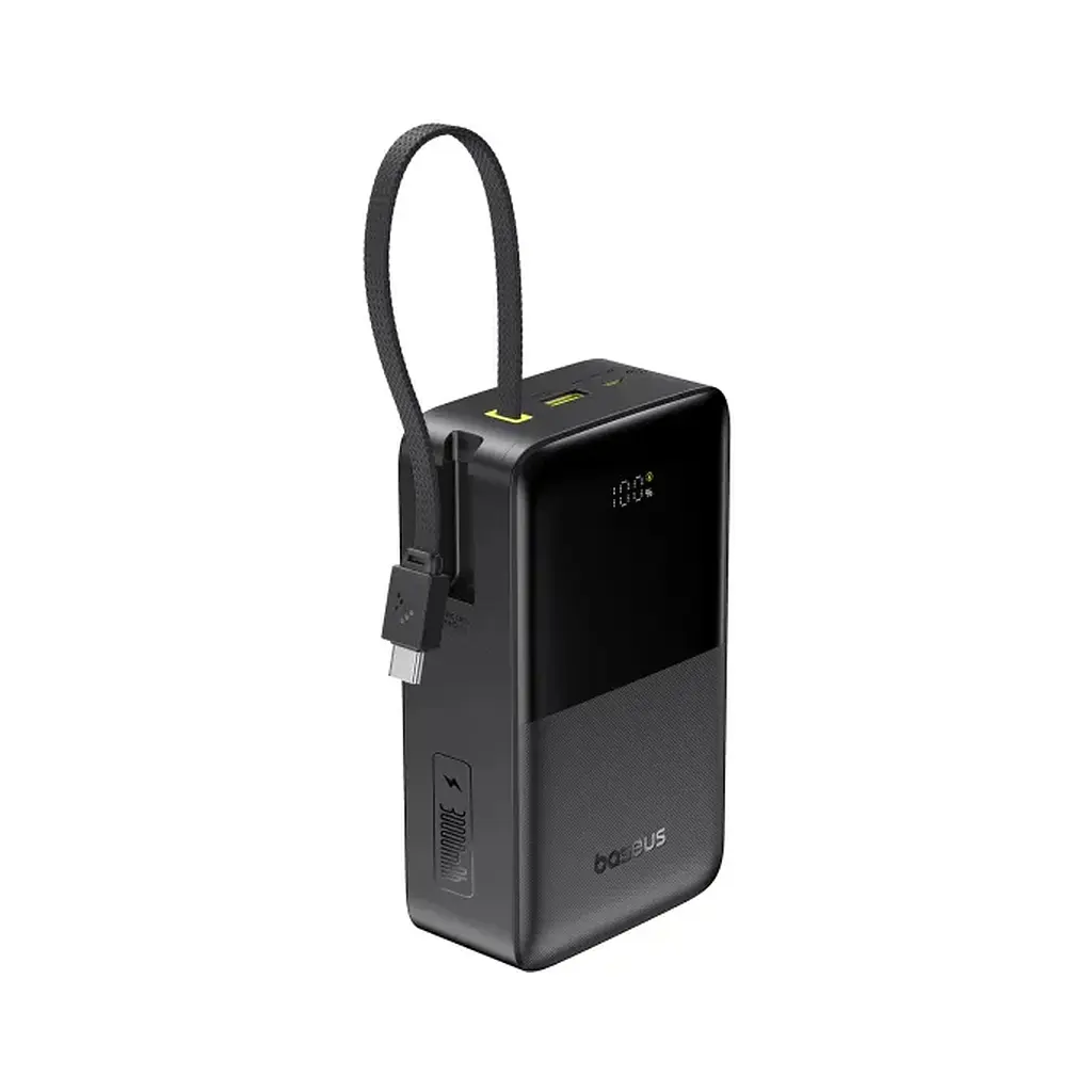 Батарея універсальна Baseus EnerFill FC51 Bipow2 Pro 30000mAh 22,5W build cab.USB-C black (E0028100) - фото 2