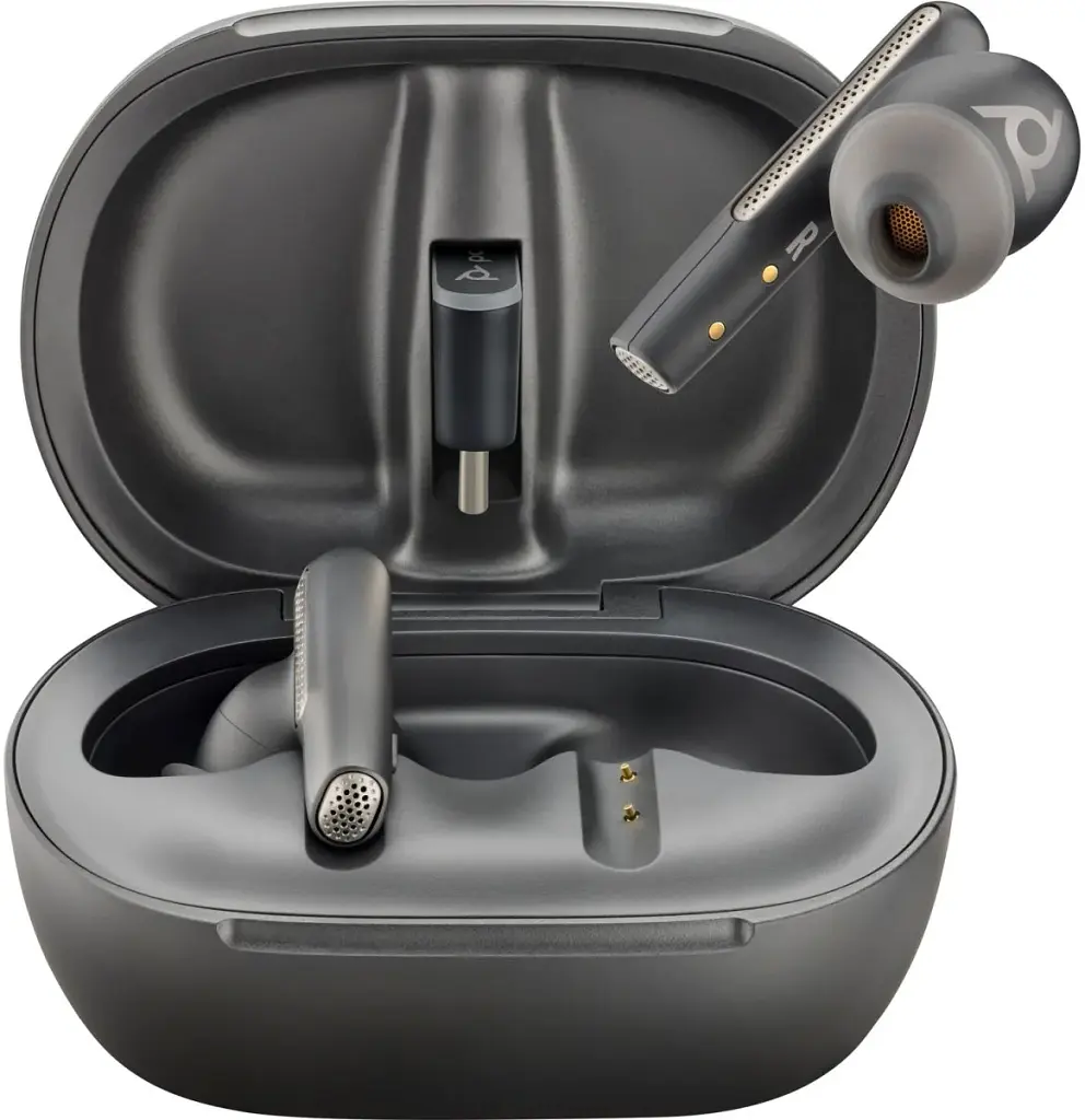 Навушники TWS Poly Voyager Free 60+ Earbuds + BT700C + TSCHC Black (7Y8G4AA) - фото 5
