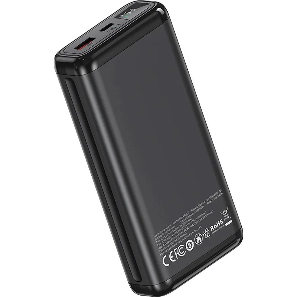 Зовнішній акумулятор XO PB309 20000mAh 22.5W Black [163285] - фото 3