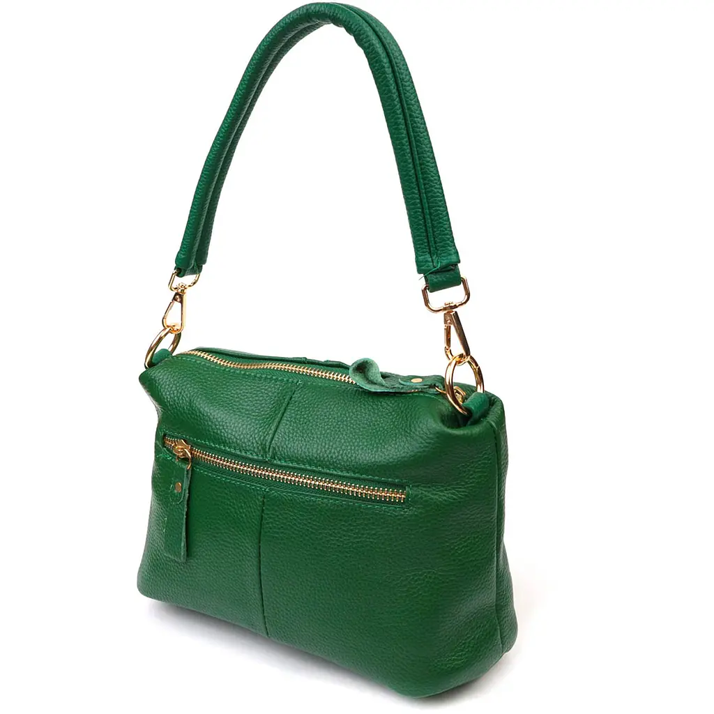 Жіноча шкіряна сумка Vintage 24х15х9.5 см sum0022697 - фото 2