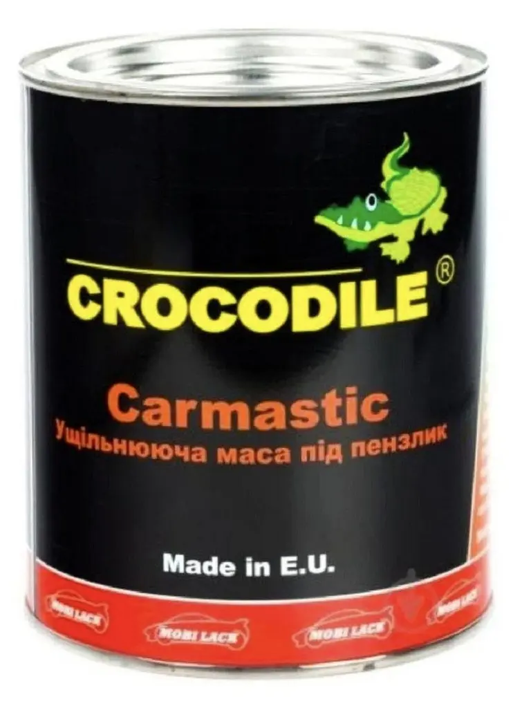 Герметик кузовний для швів CROCODILE 1 кг сірий банка під пензлик - фото 4
