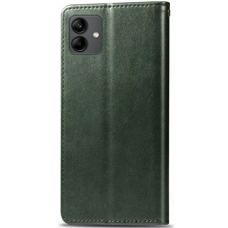 Шкіряний чохол-книжка GETMAN Gallant (PU) для Samsung Galaxy A04 Зелений - фото 2