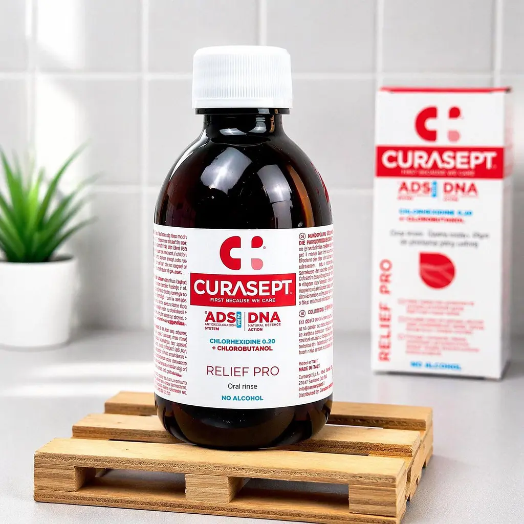 Ополіскувач для ротової порожнини Curasept Relief Pro (заспокійливий) 200 мл - фото 2