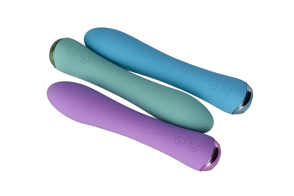 Вібратор з підігрівом FairyGasm WowGenie blue, підігрів до 42 °C - фото 9