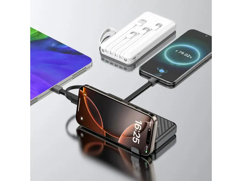 Зовнішній акумулятор (Power Bank) Dudao 10000mAh K11 10W White (6977196681860) - фото 4