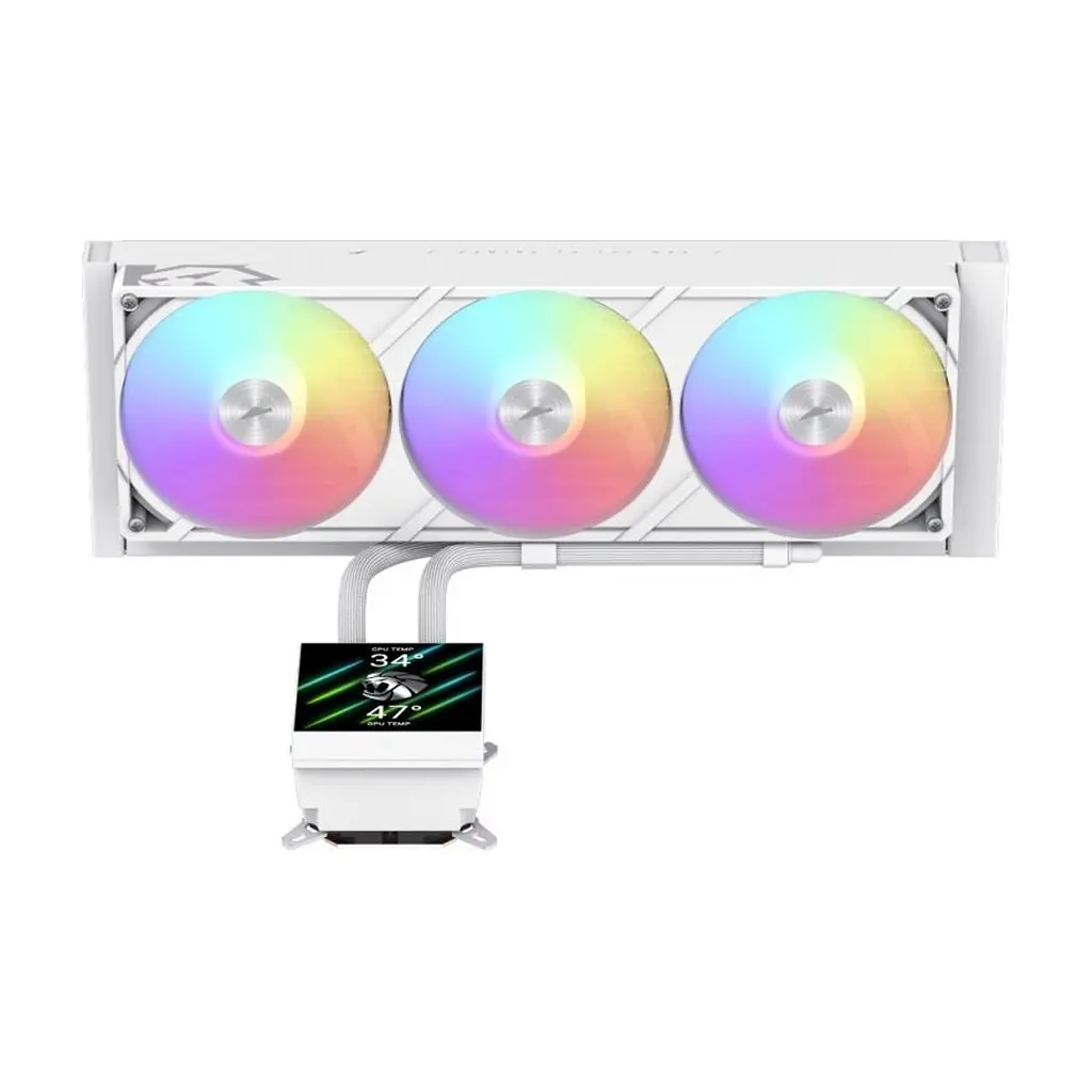 Система рідинного охолодження Gamemax GLACIER 360 LCD WH - фото 6