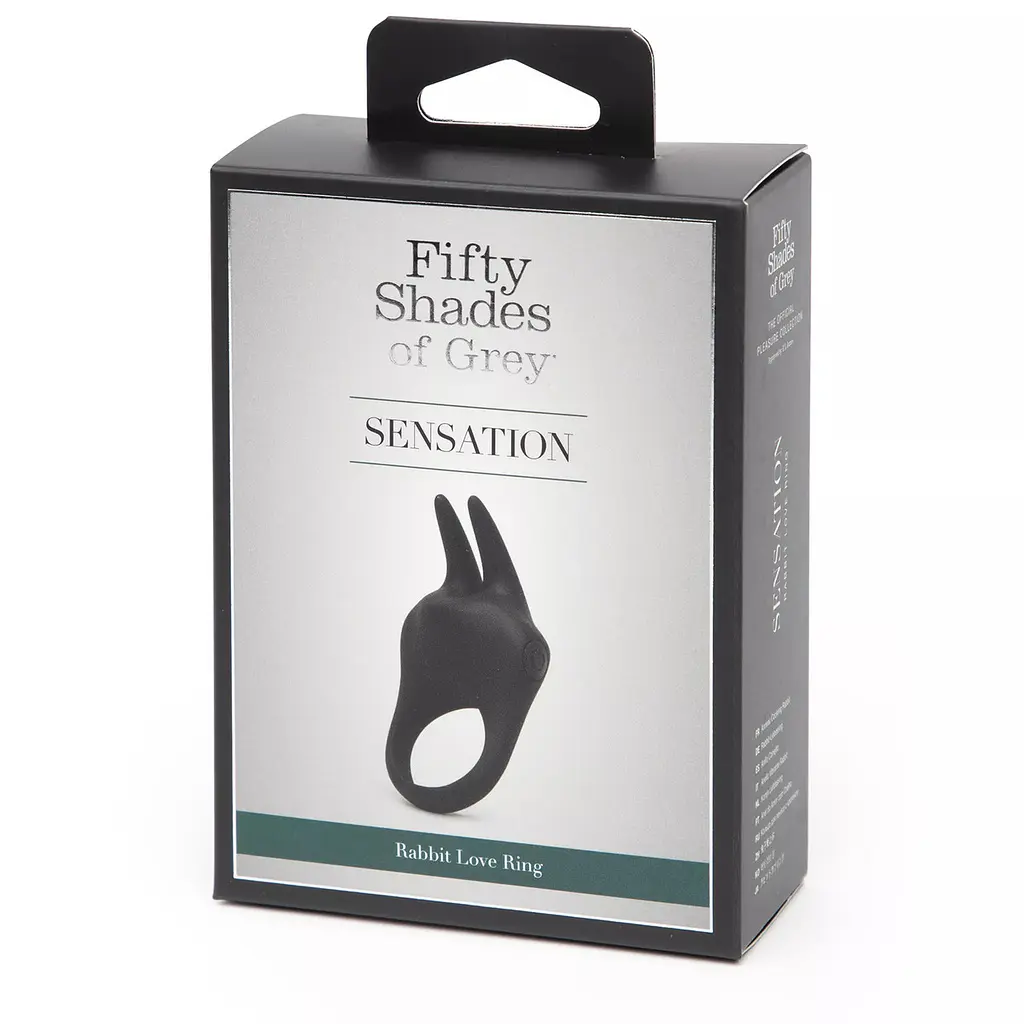 Эрекционное кольцо Fifty Shades of Grey Sensation Rechargeable Vibrating Rabbit Love Ring - фото 6