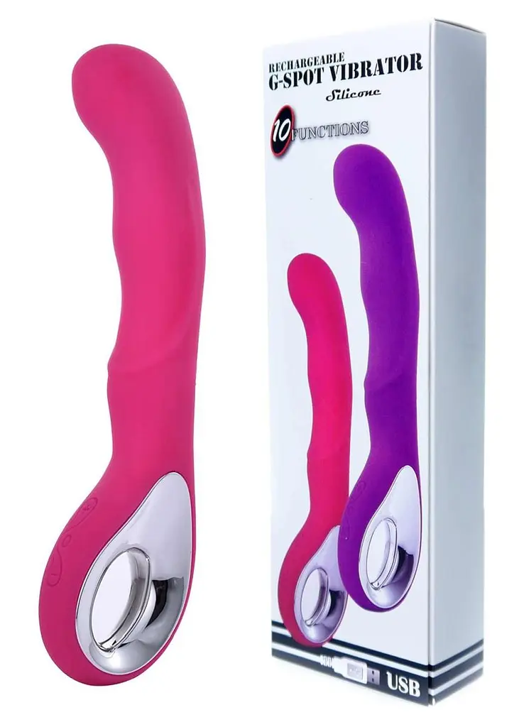 Вибратор B-Series Magic G-Spot 20 см (розовый) - фото 12
