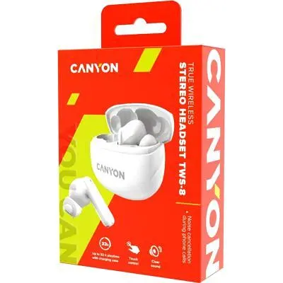 Наушники Canyon TWS-8 White (CNS-TWS8W) - фото 5