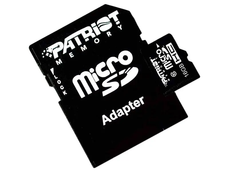Карта пам'яті Patriot microSDHC UHS-I + SD adapter 16 GB (PSF16GMCSDHC10) - фото 2