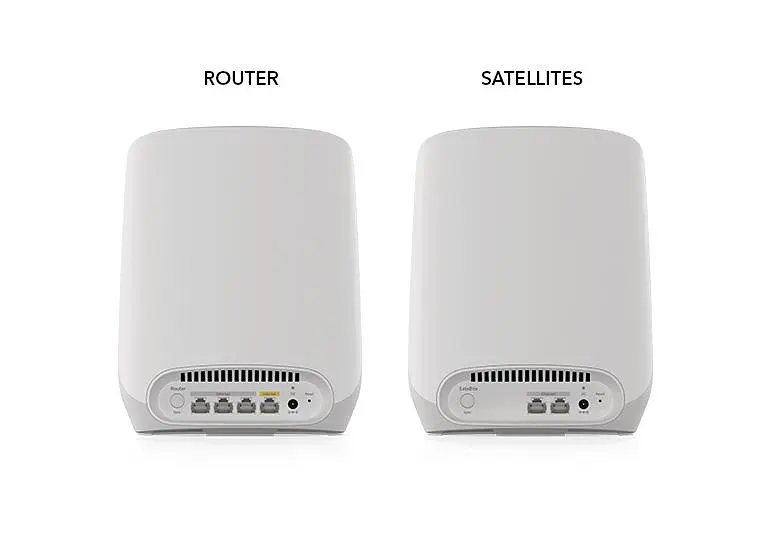 NETGEAR WiFi система Orbi RBK762S AX5400, WiFi 6, MESH, 3xGE LAN, 1xGE WAN, біл. кільк. (2шт.) - фото 5