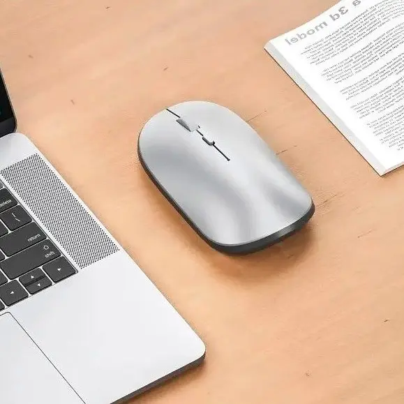 Мышь WiWU Wimice Dual Wireless Mouse Silver [WM104] [87866] - фото 2