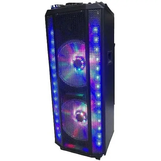 Портативна колонка XPRO CH-7212 валіза 60Вт USB SD FM радіо Bluetooth 1 радіомікрофон ДУ - фото 3