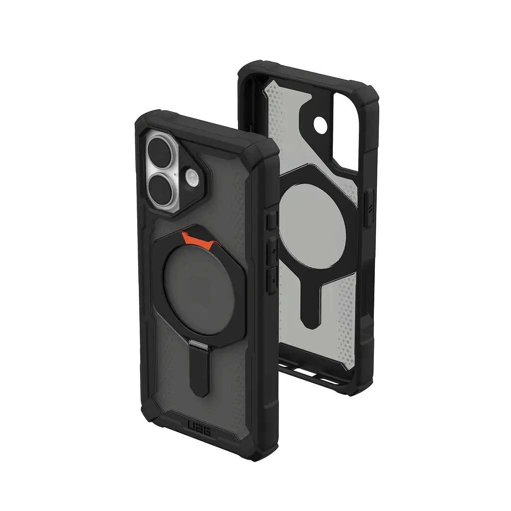 Чохол UAG для iPhone 17, Plasma XTE MagSafe, Black/Pop Orange teh0019300 - фото 4