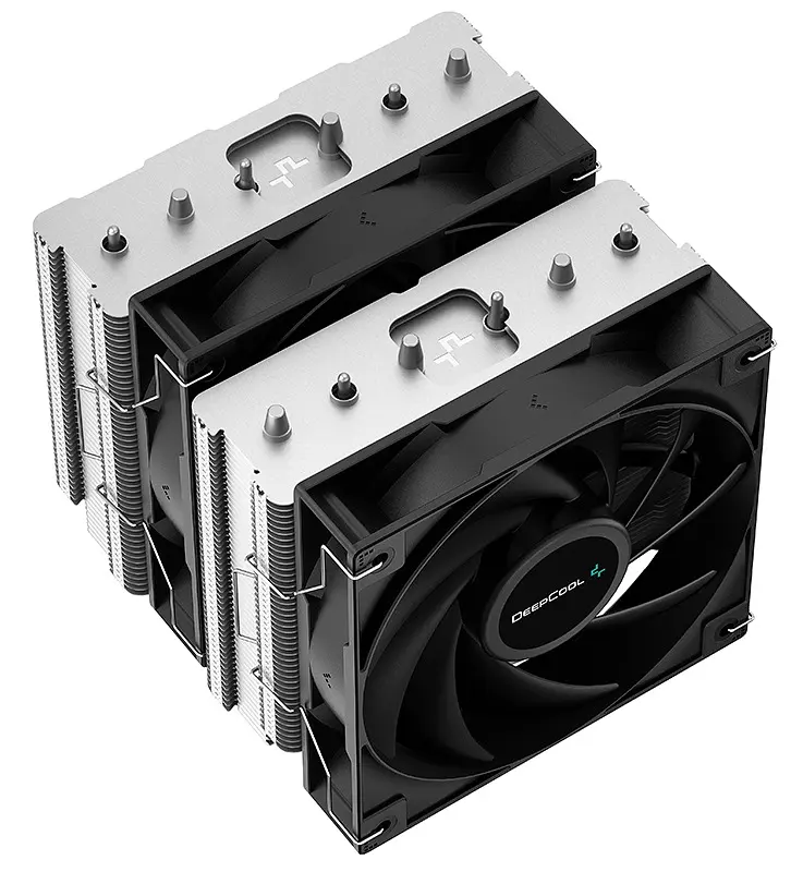 Кулер для процесора Deepcool AG620, алюміній, 2x120 мм, для Intel 115x/1200/1700/775, AMD AMx/FMx - фото 3