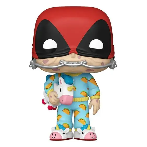 Фігурка Funko Pop Дедпул Сонний Дедпул Deadpool Sleepover Deadpool 10 см FP D SD 1344 - фото 2