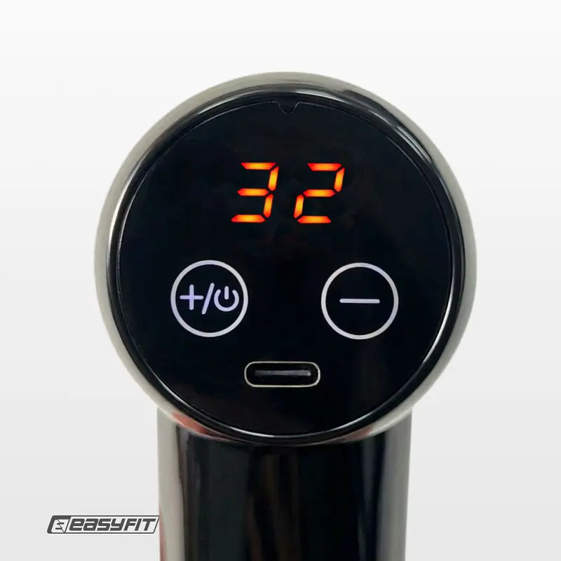 Масажний пістолет EasyFit Іmpact (портативний вібромасажер для тіла з 4 насадками) - фото 4
