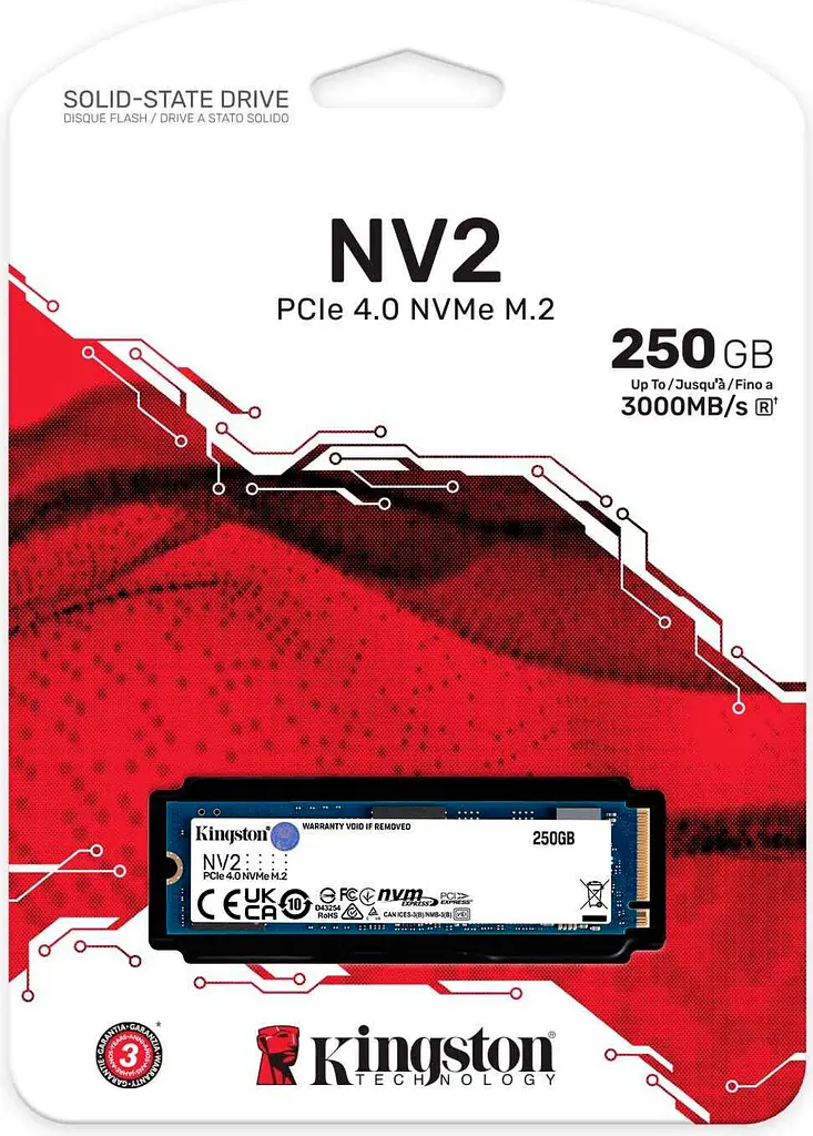 SSD накопичувач Kingston NV2 250 GB [SNV2S/250G] [81575] - фото 6