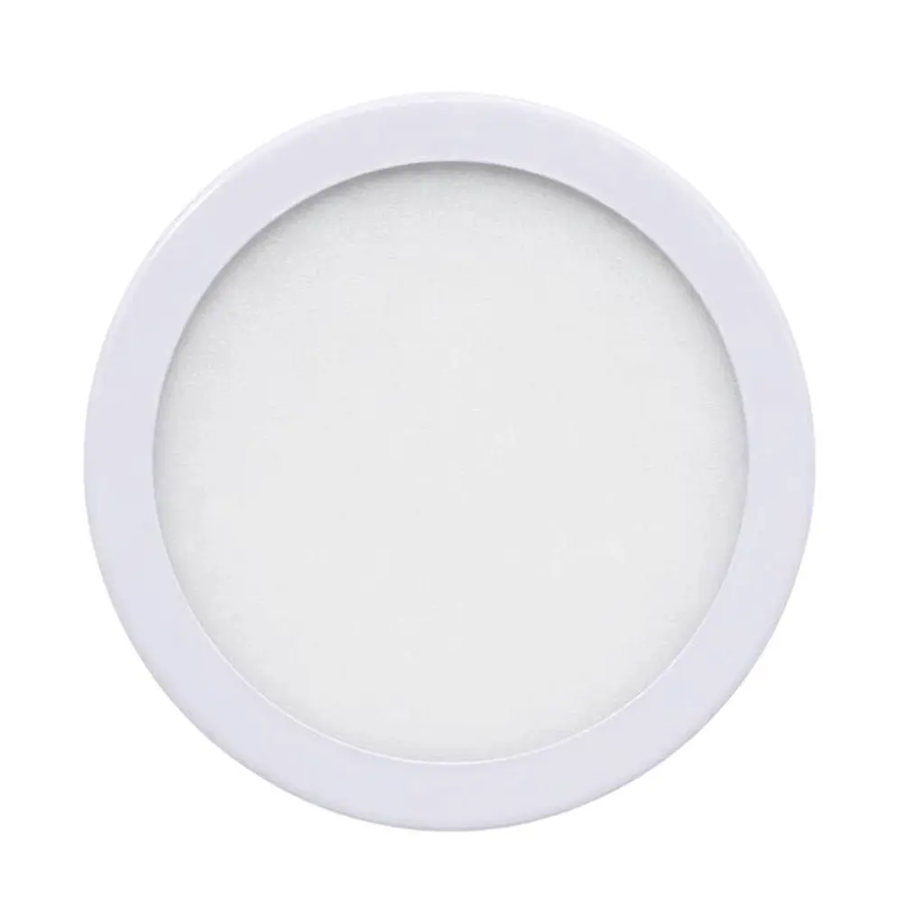 Панель LED вбуд.універ (рухомі кліпси) LU-RD-UNI-6W 6000K/6500К біла круг (d:100мм) (рег.50-80) TM LUMANO