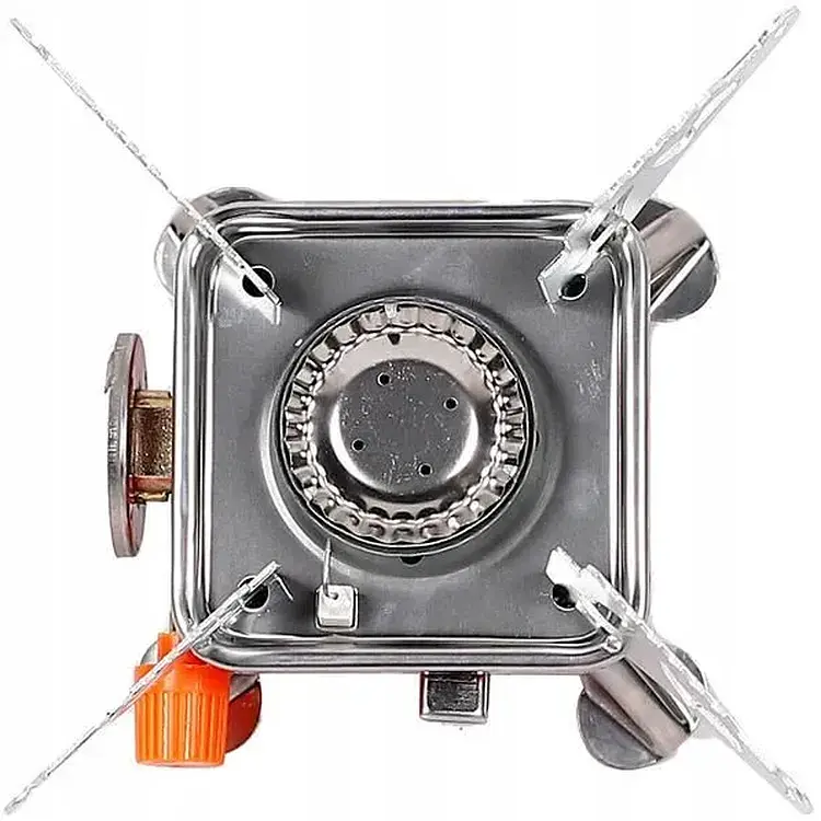 Плита газовая Bavaria мини портативная + 2 газовые баллона 2800 Вт компактная пъезоподжиг - фото 2