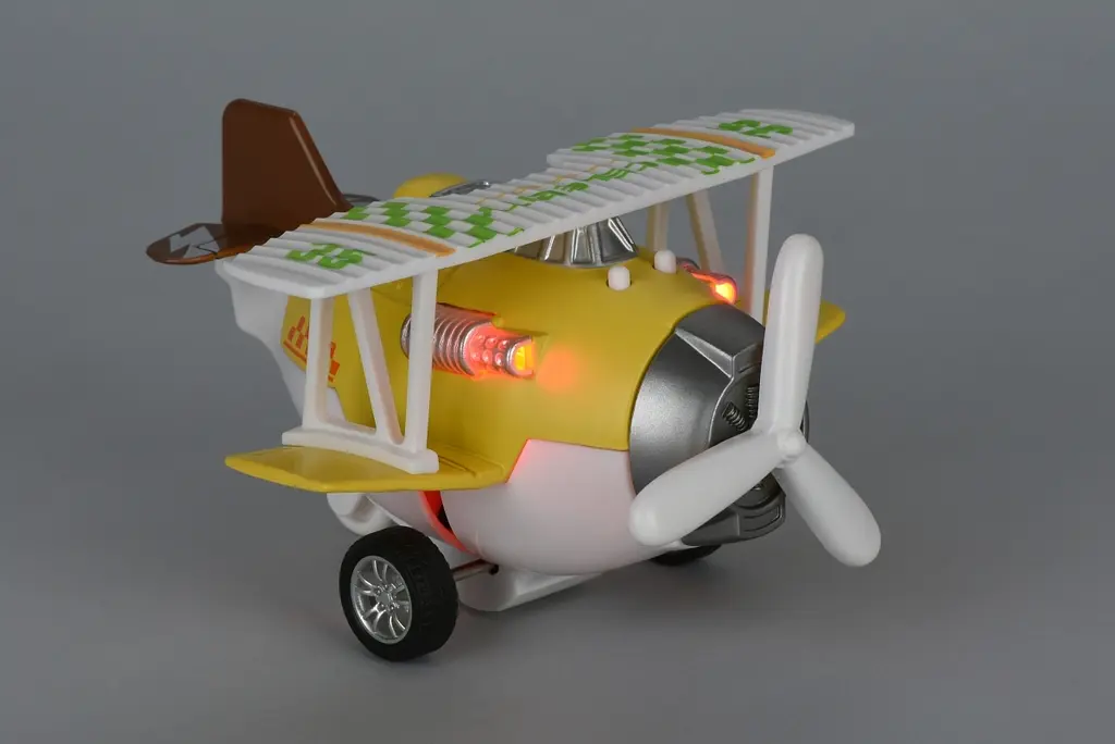 Літак Same Toy Aircraft, зі світлом та музикою, жовтий (SY8015Ut-1) - фото 5