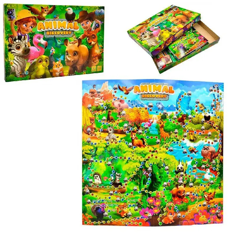 Настільна гра "Animal Discovery" Danko Toys G-AD-01-01U укр - фото 2