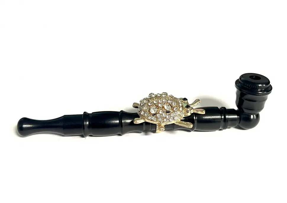 Курительная трубка N42 Designer pipe metal 130 мм (YD119) - фото 2