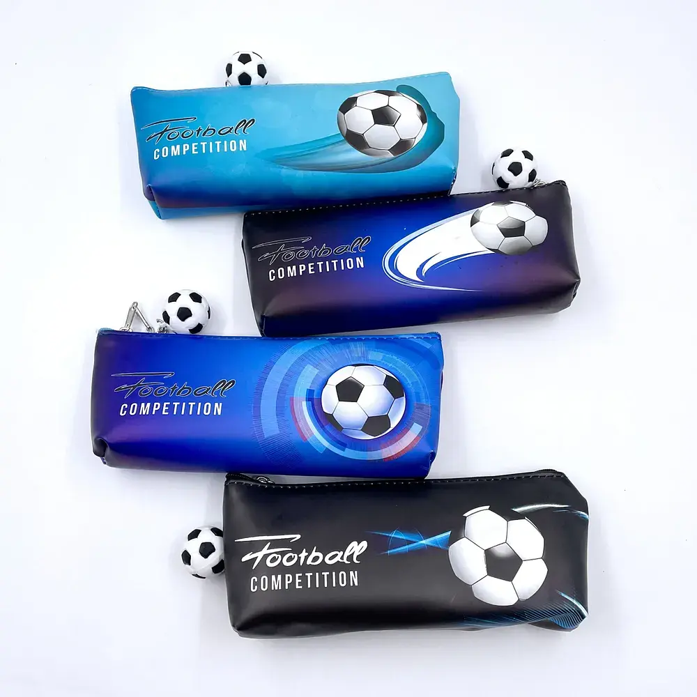 Пенал силіконовий із підвіскою Футбол, PVC, 21165Y-P (В асортименті) - фото 3