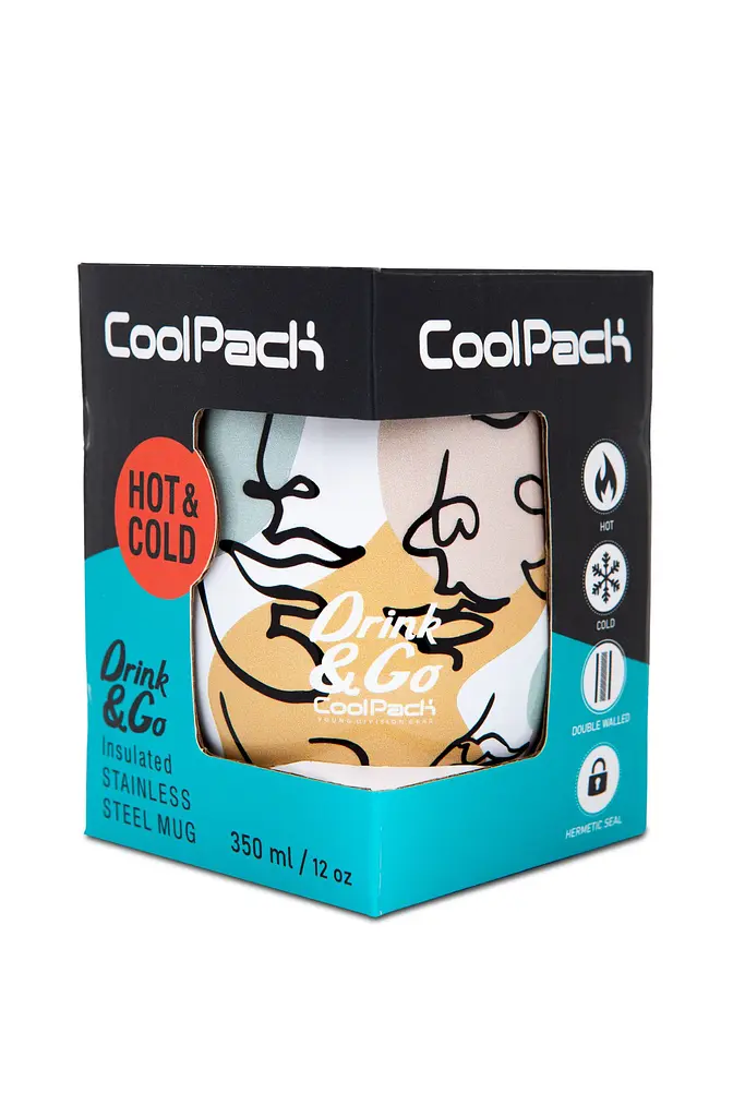 Термокружка CoolPack Drink & Go Art Deco металева 350 мл (Z22576) - фото 2