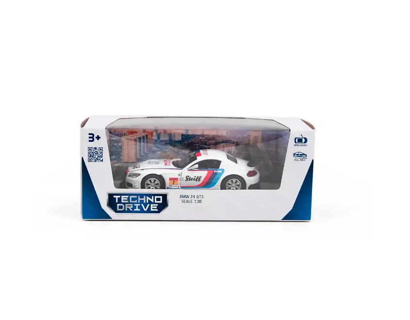 Дитяча автомодель BMW Z4 GT3 TechnoDrive 250255 білий - фото 2