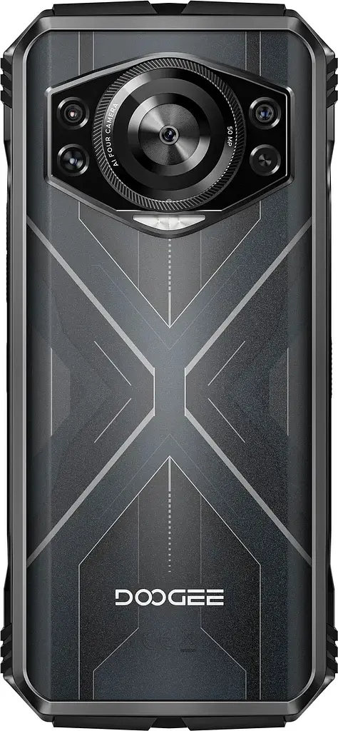 Смартфон Doogee S cyber 658" FHD+ /8 ГБ/256 ГБ/ T606/10800 мАч/50+16 Мп NFC/IP68/IP69K Silver - фото 6