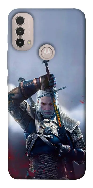 TPU чохол Demsky The witcher gerald для Motorola Moto E40
